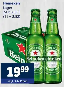 Getränkewelt Heineken lager Angebot