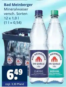 Getränkewelt Bad meinberger mineralwasser Angebot