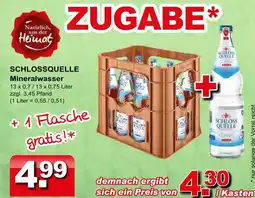Getränkeparadies Gefromm Schlossquelle mineralwasser Angebot