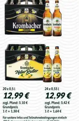 Getränkeparadies Gefromm Krombacher pils Angebot