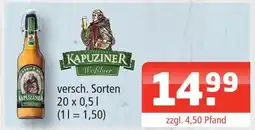 Getränke Oase Kapuziner weißbier Angebot