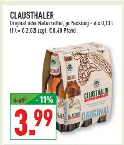 Marktkauf Clausthaler original Angebot