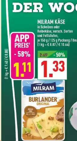 Marktkauf Milram käse Angebot