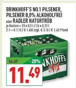 Marktkauf Brinkhoff's no.1 pilsener Angebot