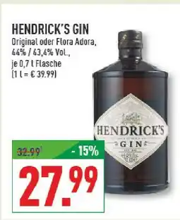 Marktkauf Hendrick's original Angebot