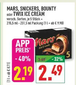 Marktkauf Mars ice cream Angebot