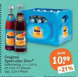 tegut Original spezi oder zero Angebot