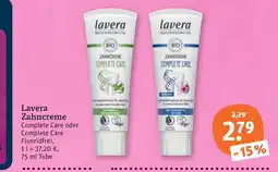 tegut Lavera zahncreme Angebot
