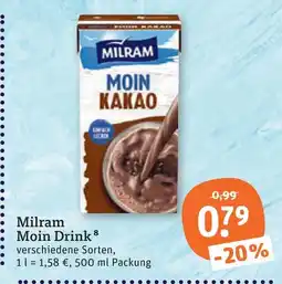 tegut Milram moin drink Angebot