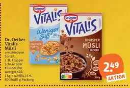 tegut Dr. oetker vitalis müsli Angebot