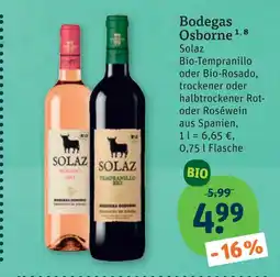 tegut Bodegas osborne solaz bio-tempranillo Angebot