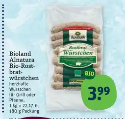 tegut Bioland alnatura bio-rostbratwürstchen Angebot
