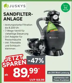 Marktkauf Juskys sandfilter-anlage Angebot