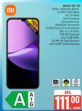 Marktkauf Mi redmi 15c 5g Angebot
