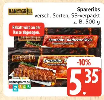 Marktkauf Ran an den grill spareribs Angebot