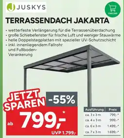 Marktkauf Juskys terrassendach jakarta Angebot