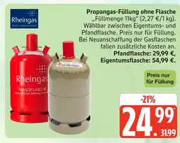 Marktkauf Rheingas propangas-füllung ohne flasche Angebot