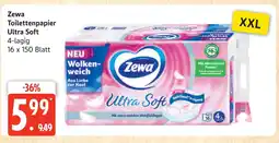 Marktkauf Zewa toilettenpapier ultra soft Angebot