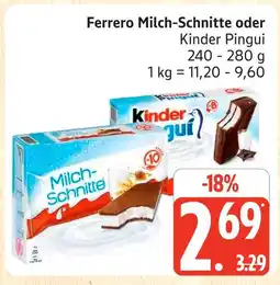 Marktkauf Ferrero milch-schnitte Angebot