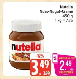 Marktkauf Nutella nuss-nugat-creme Angebot