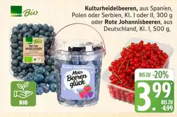 Marktkauf Edeka bio kulturheidelbeeren Angebot