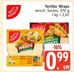 Marktkauf Gut&günstig tortilla wraps Angebot