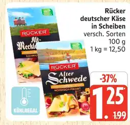 Marktkauf Rücker deutscher käse in scheiben Angebot