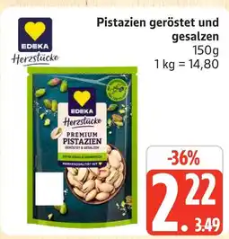 Marktkauf Edeka herzstücke pistazien geröstet und gesalzen Angebot