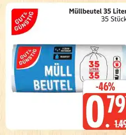 Marktkauf Gut & günstig müllbeutel Angebot