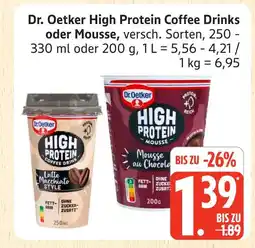 Marktkauf Dr. oetker high protein coffee drinks Angebot