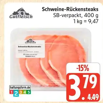 Marktkauf Gutfleisch schweine-rückensteaks Angebot