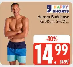 Marktkauf Happy shorts herren badehose Angebot