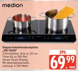 Marktkauf Medion doppel-induktionskochplatte Angebot