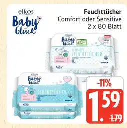 Marktkauf Elkos baby glück feuchttücher comfort Angebot