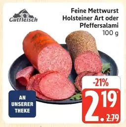 Marktkauf Gutfleisch feine mettwurst holsteiner art Angebot