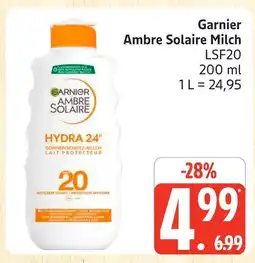 Marktkauf Garnier ambre solaire milch Angebot