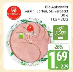 Marktkauf Wiltmann bio aufschnitt Angebot