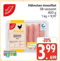 Marktkauf Gut & günstig hähnchen innenfilet Angebot