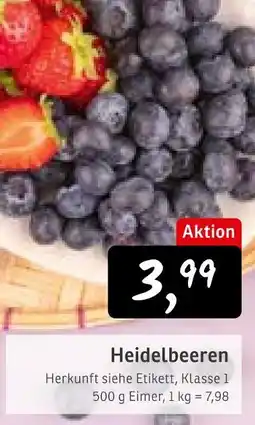 KONSUM Heidelbeeren Angebot