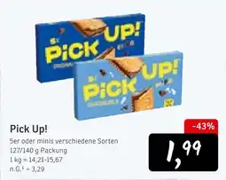KONSUM Pick up! keksriegel Angebot