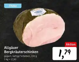 KONSUM Allgäuer bergkräuterschinken Angebot