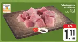 E-Center Schweinegulasch Angebot