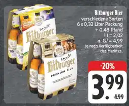 E-Center Bitburger bier Angebot