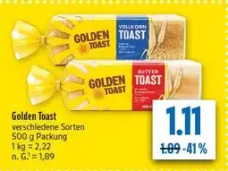 diska Golden toast vollkorn toast Angebot