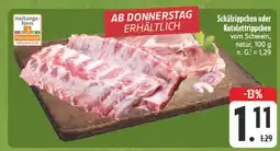 E-Center Schälrippchen Angebot