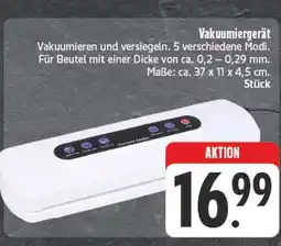 E-Center Vakuumiergerät Angebot