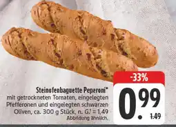 E-Center Steingofenbaguette peperoni Angebot