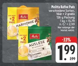E-Center Melitta kaffee pads Angebot