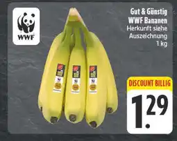 E-Center Gut & günstig wwf bananen Angebot