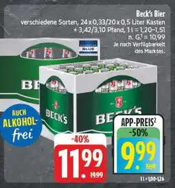 E-Center Beck's beck's Angebot